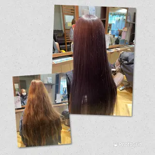 カラー バヤラー バイガルマーのヘアスタイル