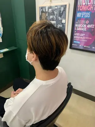 ミディアム メンズ 月館 怜奈のヘアスタイル
