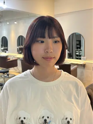 ミディアム カラー ☁️FERIAあべの Rin☁️のヘアスタイル