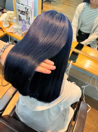 セミロング カラー 🫧ハイトーン/ ブリーチ🫧白石航汰のヘアスタイル