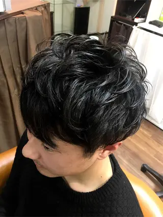 パーマ メンズ hairsalon Linkのヘアスタイル