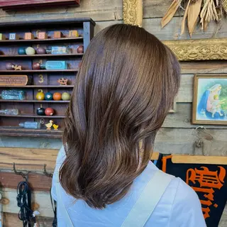 セミロング 川崎 かなでのヘアスタイル
