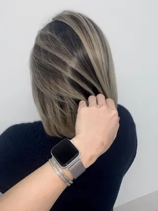 カラー LINOET名古屋 ブリーチ/ハイトーンのヘアスタイル