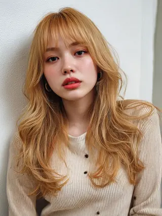 ロング 島田 光✨️のヘアスタイル