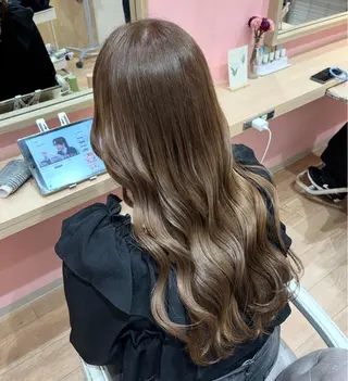 ロング 透明感カラー⭐︎ コナツのヘアスタイル