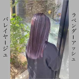 ロング カラー ヘアアレンジ Belle hair Design青野大貴のヘアスタイル