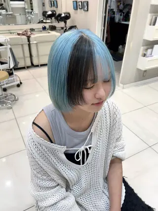 ミディアム カラー 銀座/カラー 🎀momo🎀のヘアスタイル