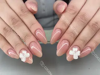 ネイル 神田 ココナッツのネイルデザイン