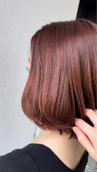 ミディアム フェミニンスタイル/ 艶カラー/amiのヘアスタイル