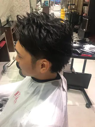 ショート ✨上村 潤平✨メンズヘア✨のヘアスタイル