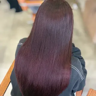 ロング チョコカラー🤎 韓国風/MIHOのヘアスタイル