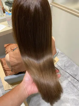 セミロング カラー LOVESTOIKE 堂本のヘアスタイル