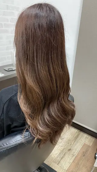 ロング カラー SHEERIE🌿 阿部羽玖のヘアスタイル