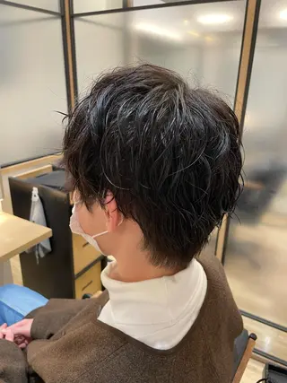 パーマ メンズ ふるはし みなのヘアスタイル