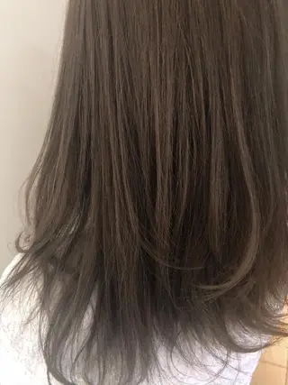 セミロング カラー 韓国hair ·͜· watanabeのヘアスタイル