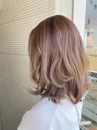ミディアム カラー パーマモデル募集中 渥美翔人のヘアスタイル