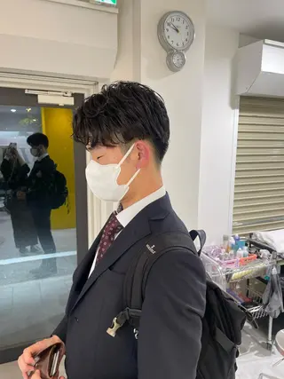 パーマ メンズ Koto🌿 ブリーチなしカラーのヘアスタイル