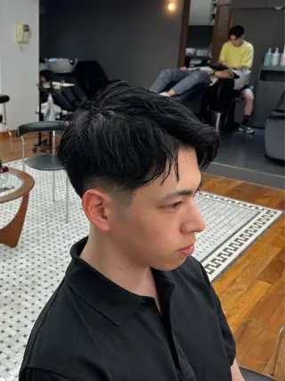 ショート メンズ メンズカット✂️ スキンフェード伊藤陸のヘアスタイル