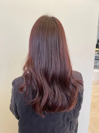 ロング カラー 💘韓国レイヤー上 品カラーruru💘のヘアスタイル