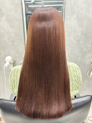ロング カラー すぐ巻ける縮毛矯正 🍀勝倉　麗のヘアスタイル