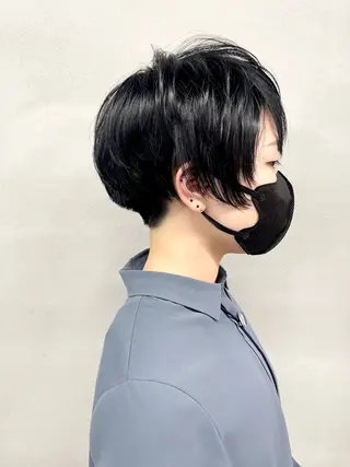 ショート 柏 ウルフ/レイヤー 田中佐和🐺のヘアスタイル