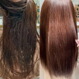 ロング パーマ 🤎小顔レイヤー /ベージュ🤎友香のヘアスタイル