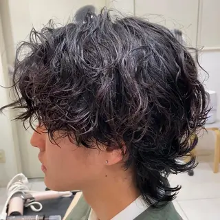 パーマ メンズ メンズ縮毛矯正 ♠️店長下平隼人のヘアスタイル