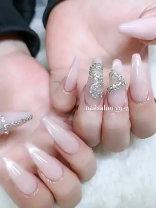 ネイル yu-a  スカルプ ネイルakiのネイルデザイン