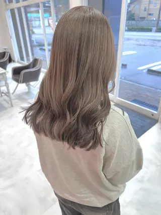 ロング カラー 💘韓国カラー💘 クルミのヘアスタイル