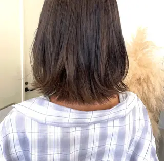 ミディアム カラー はるか 💐 お悩み改善美容師のヘアスタイル