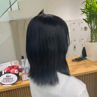 ミディアム omocha umiのヘアスタイル