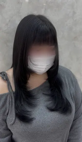 ロング カラー メンズ himari/縮毛 矯正/熊谷のヘアスタイル