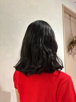 ミディアム cyez manaのヘアスタイル