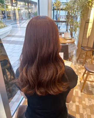 セミロング カラー 🫧Ai/ ロロネー森ノ宮💖のヘアスタイル