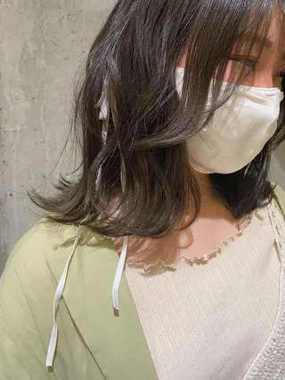 セミロング カラー RISAKO レイヤーカット🎀のヘアスタイル