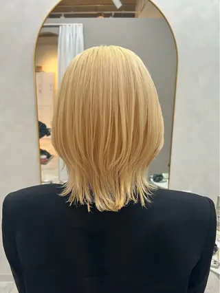 ミディアム カラー Lalu yutoのヘアスタイル
