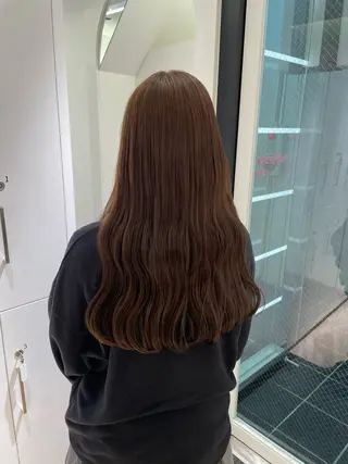 セミロング カラー Parve Mix /頓宮 稚愛🤍のヘアスタイル