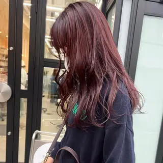 ロング カラー ブリーチモデル yumekaのヘアスタイル