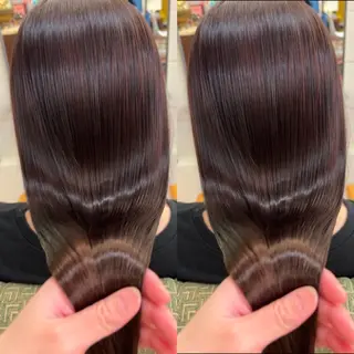 ミディアム パーマ 酸性ストレート/ yukinaのヘアスタイル