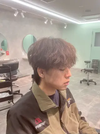 カラー パーマ 進藤彪雅/メンズ/ 韓国/【GENiE】のヘアスタイル