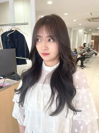ロング 🧸SAKI🎀 韓国レイヤーのヘアスタイル
