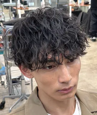 パーマ メンズ 仙台フェザーパーマ/ fifth/遠藤楓雅のヘアスタイル