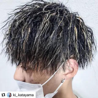 ミディアム カラー メンズ 🩷Eny terrace🩷のヘアスタイル