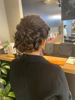 ヘアアレンジ 透明感カラー🤎 ゆりのヘアスタイル