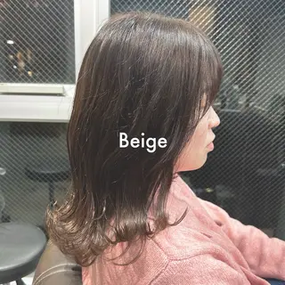 ミディアム カラー Eri 🌿透明感・艶カラーのヘアスタイル