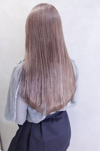 ロング カラー ヘアアレンジ lani ブリーチ /ダブルカラーのヘアスタイル