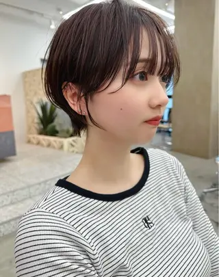 ショート カラー urara/ショート /透明感カラーのヘアスタイル