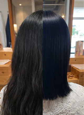 ミディアム Tsuyoshi /髪質改善ストレートのヘアスタイル