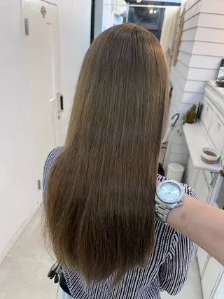 ミディアム カラー メンズパーマ ヘアカラー大成のヘアスタイル