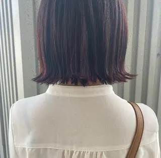 セミロング カラー パーマ ヘアアレンジ メンズ キッズ ネイル マツエク・マツパ 髪質改善🫧ベージュ 椙山 響のヘアスタイル